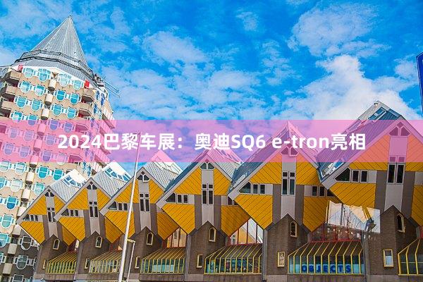 2024巴黎车展：奥迪SQ6 e-tron亮相